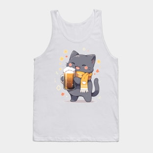 Beer Cat Tank Top